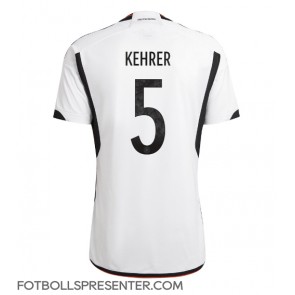 Tyskland Thilo Kehrer #5 Hemma Matchtröja VM 2022 Kortärmad